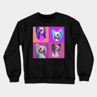 Chinese Crested Pop Art - Dog Lover Gifts Crewneck Sweatshirt